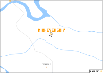 map of Mikheyevskiy
