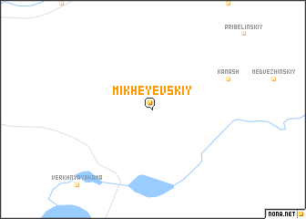 map of Mikheyevskiy