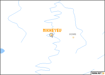 map of Mikheyev