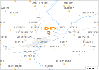 map of Mikheyki