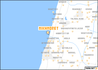 map of Mikhmoret