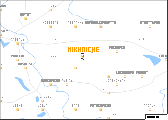 map of Mikhniche