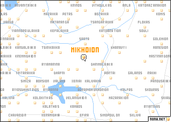 map of Mikhóïon