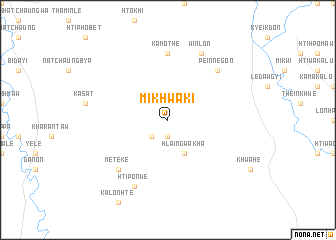 map of Mi-khwaki