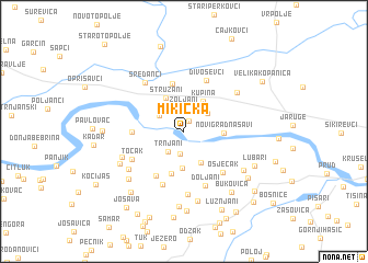 map of Mikićka