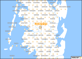 map of Mikidadi