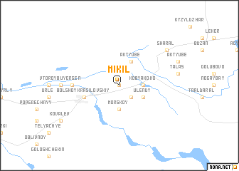 map of Mikil