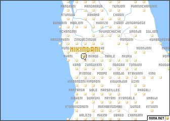 map of Mikindani