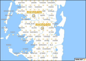 map of Mikindani