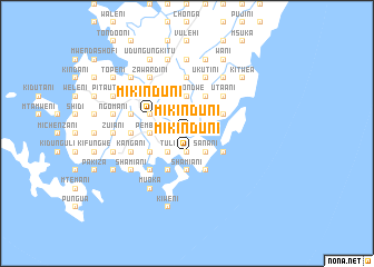 map of Mikinduni