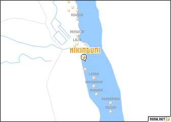 map of Mikinduni