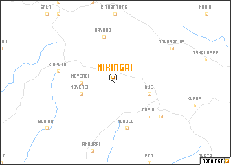 map of Mikinga I