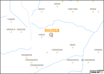 map of Mikinga