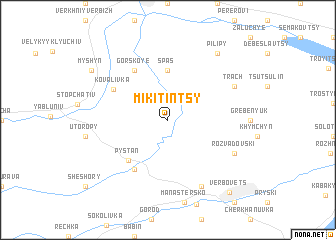 map of Mikitintsy