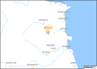map of Mikit