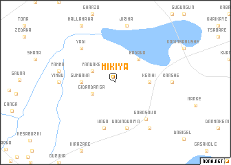 map of Mikiya