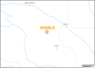 map of Mikkalo