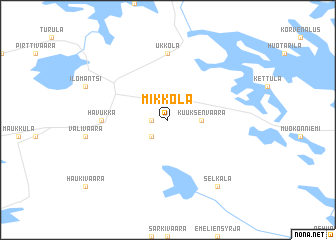 map of Mikkola