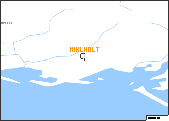 map of Miklholt