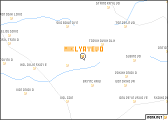 map of Miklyayevo