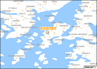 map of Mikoinen