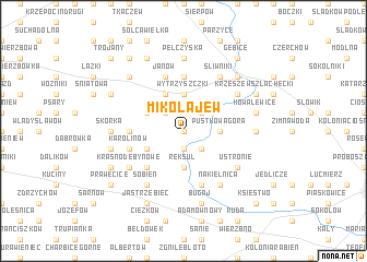 map of Mikołajew