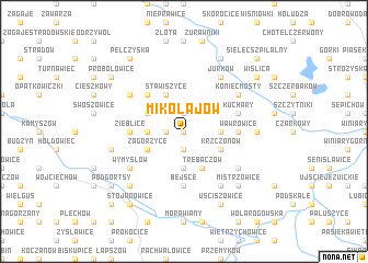 map of Mikołajów