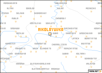 map of Mikolayuvka