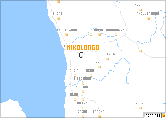 map of Mikolongo
