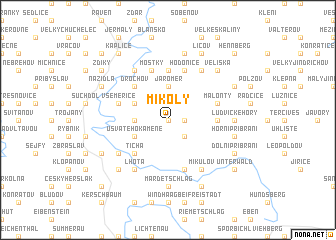 map of Mikoly