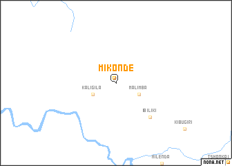 map of Mikonde