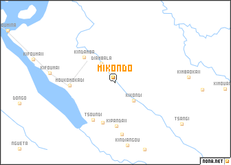 map of Mikondo