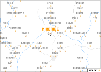 map of Mikonibé