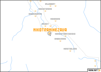 map of Mikotramihezava