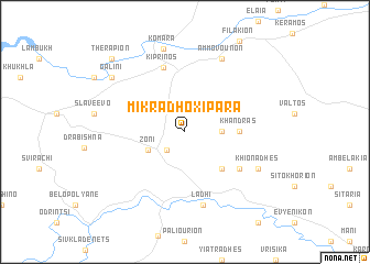 map of Mikrá Dhoxipára