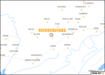 map of Mikrá Kavisós