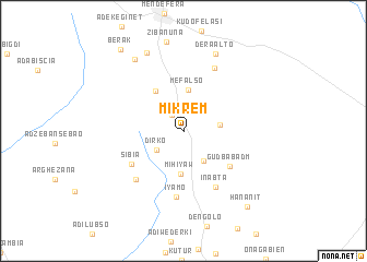 map of Mikrem