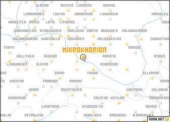 map of Mikrokhórion