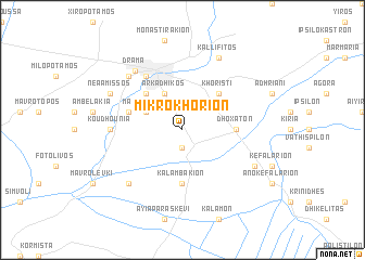 map of Mikrokhórion