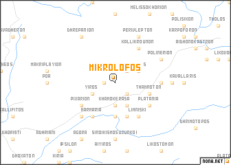 map of Mikrólofos
