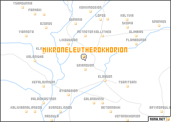 map of Mikrón Elevtherokhórion