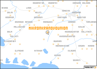map of Mikrón Kranovoúnion