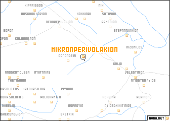 map of Mikrón Perivolákion