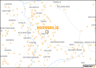 map of Mikrospiliá