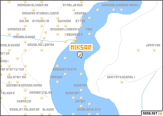 map of Miksār