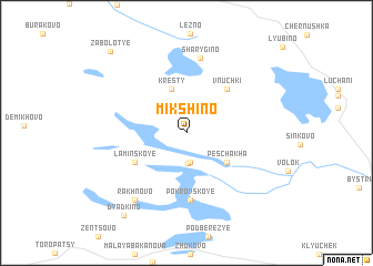map of Mikshino
