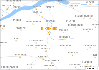 map of Mikshino