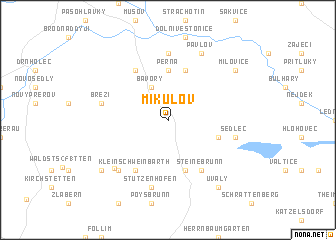 map of Mikulov