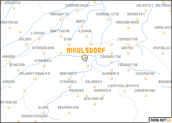 map of Mikulʼsdorf