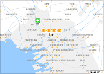 map of Mikunichō